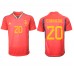 Spanien Daniel Carvajal #20 Replika Hemma matchkläder VM 2022 Korta ärmar